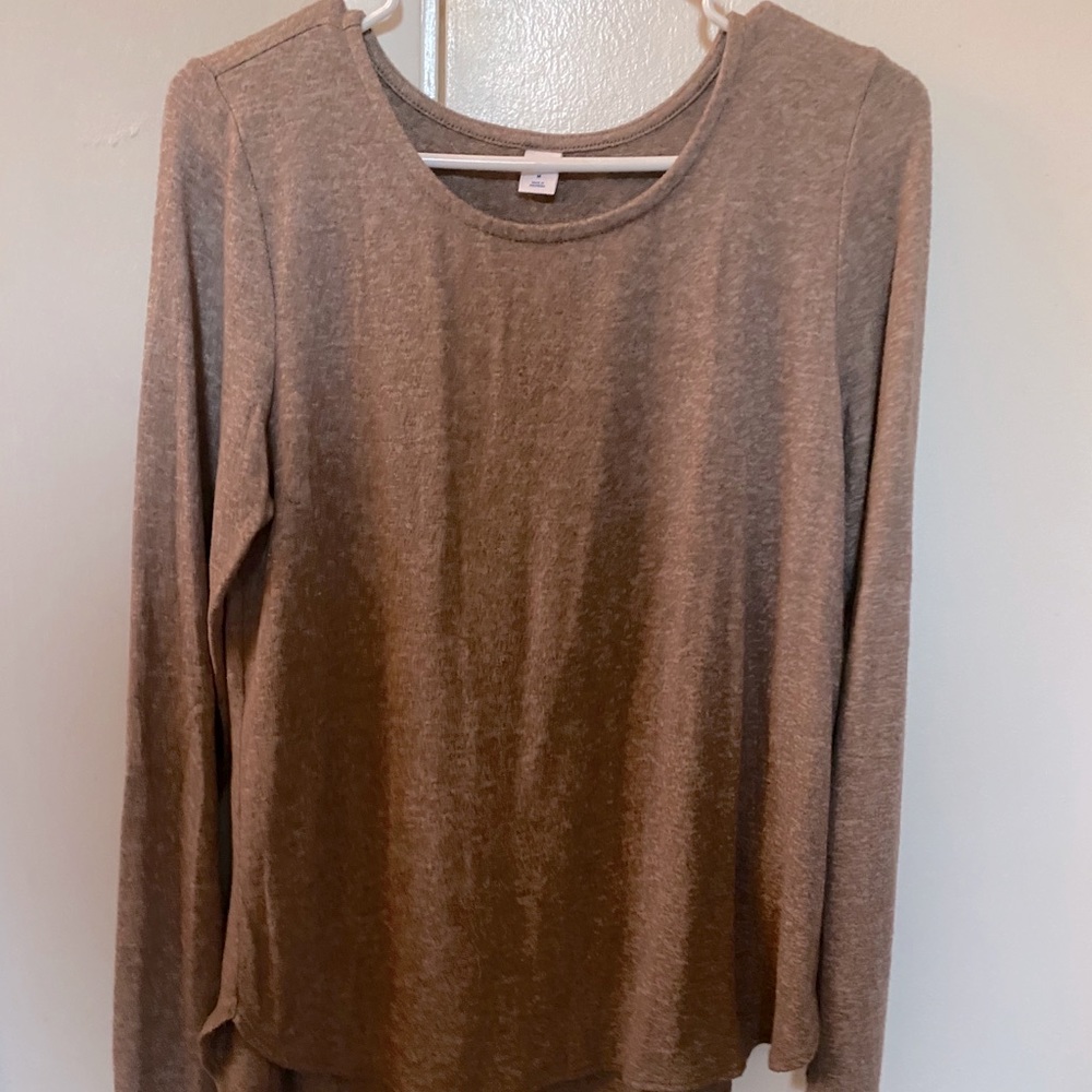 Old Navy Long Sleeve Brown Shirt